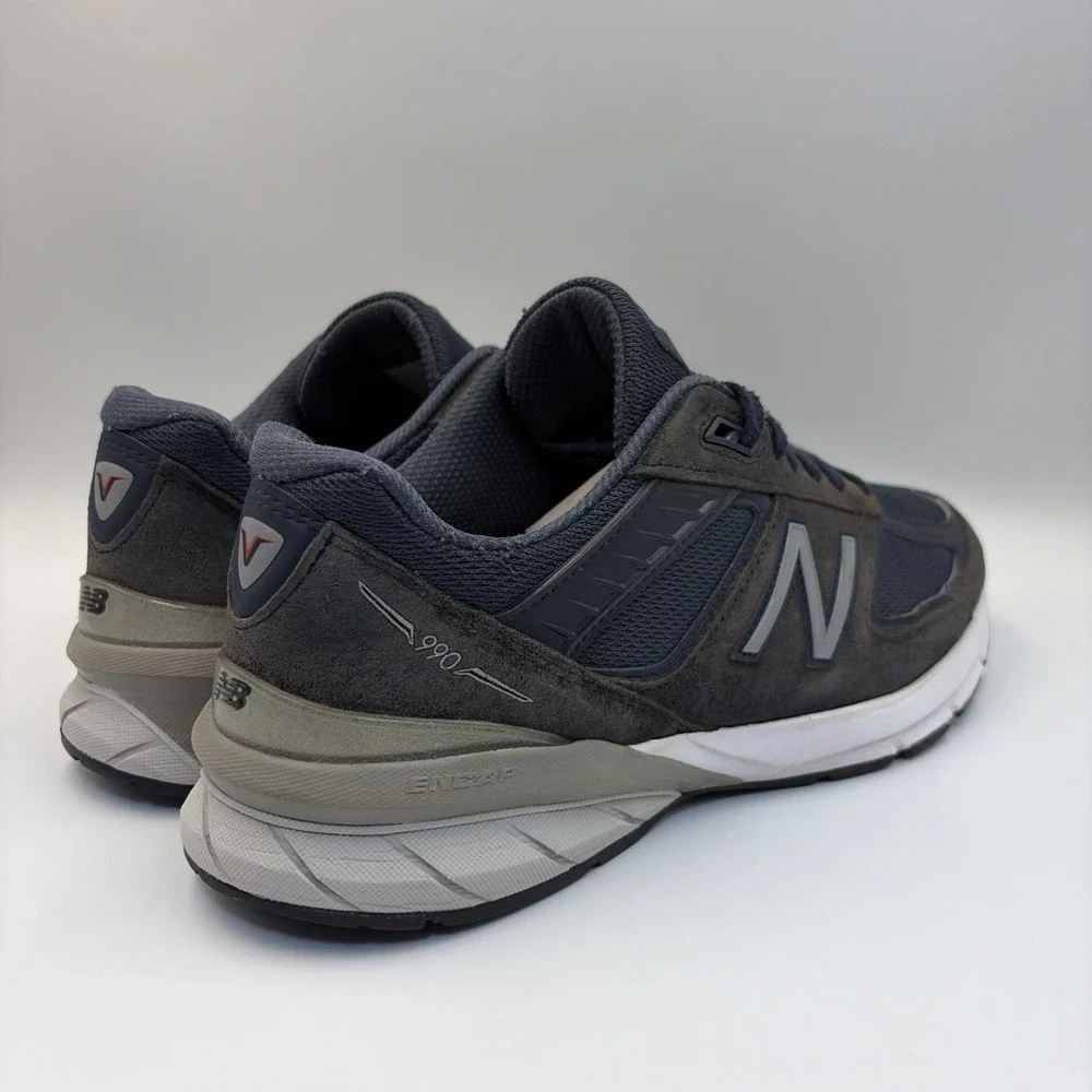 New Balance 990v5 Shoes Mens Size 9.5D Blue Navy Made In USA Running Sneaker